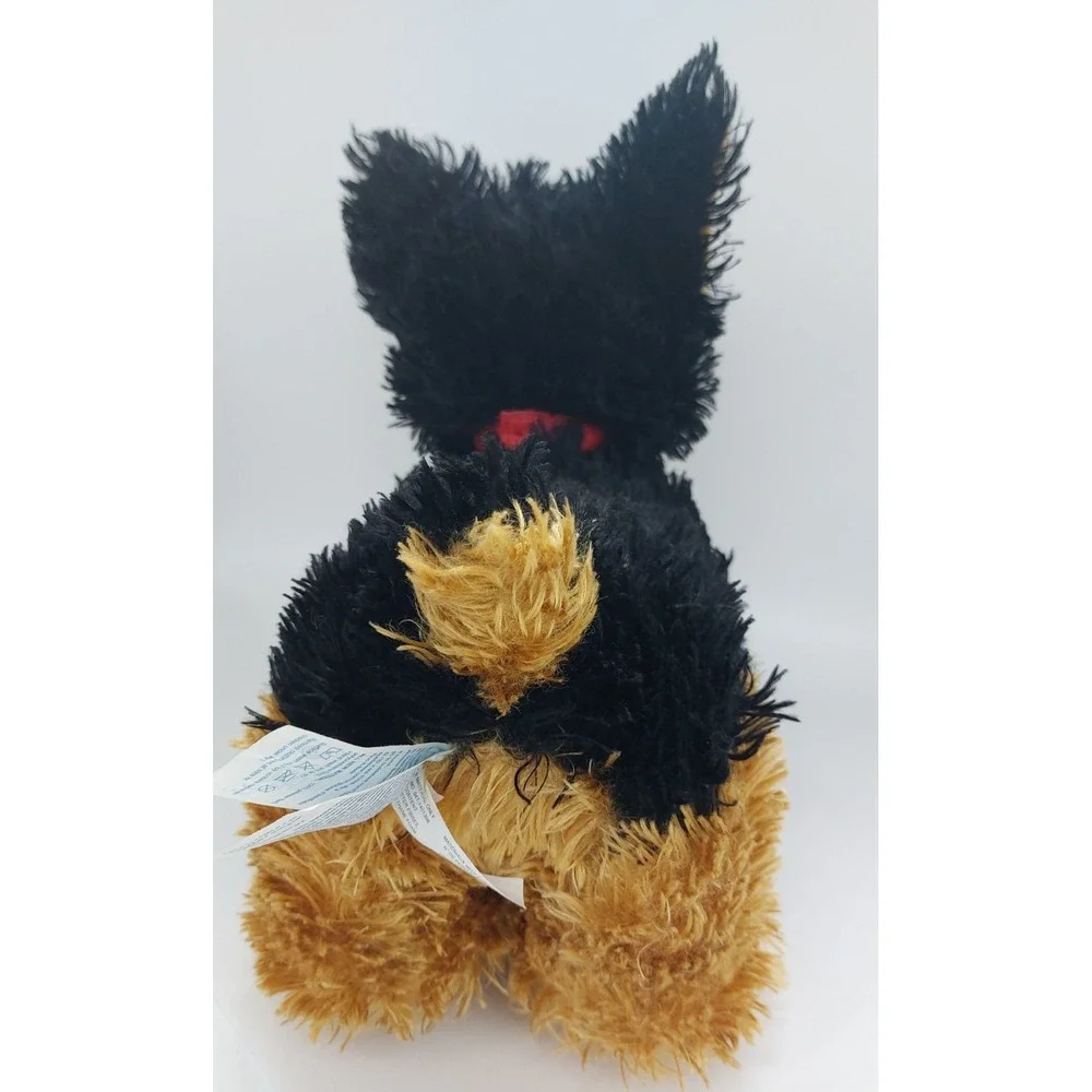 Build A Bear Promise Pets Yorkshire Terrier Yorkie Black & Gold Plush Toy